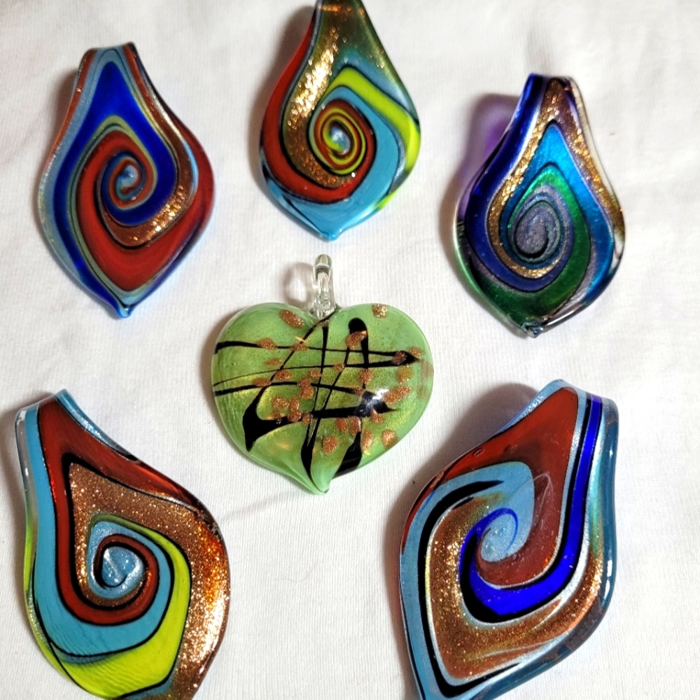 Glass pendants